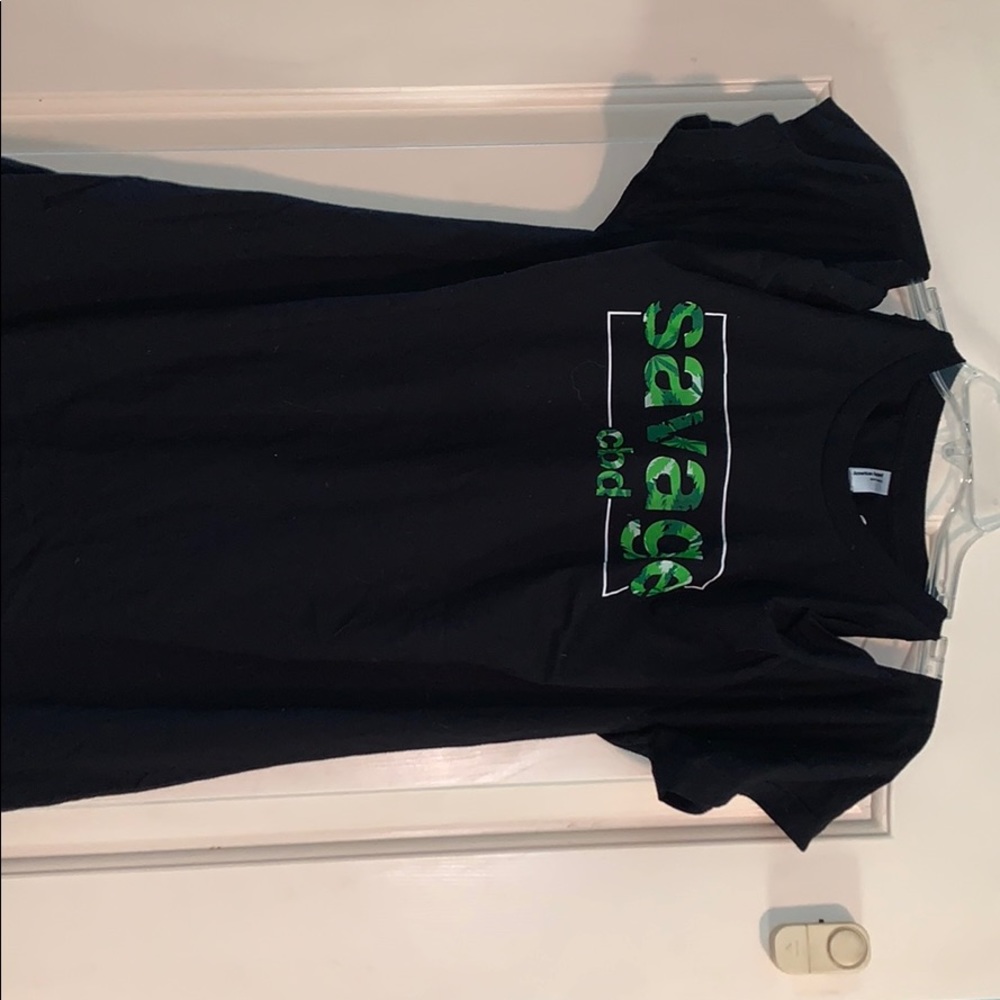Custom off the shoulder T